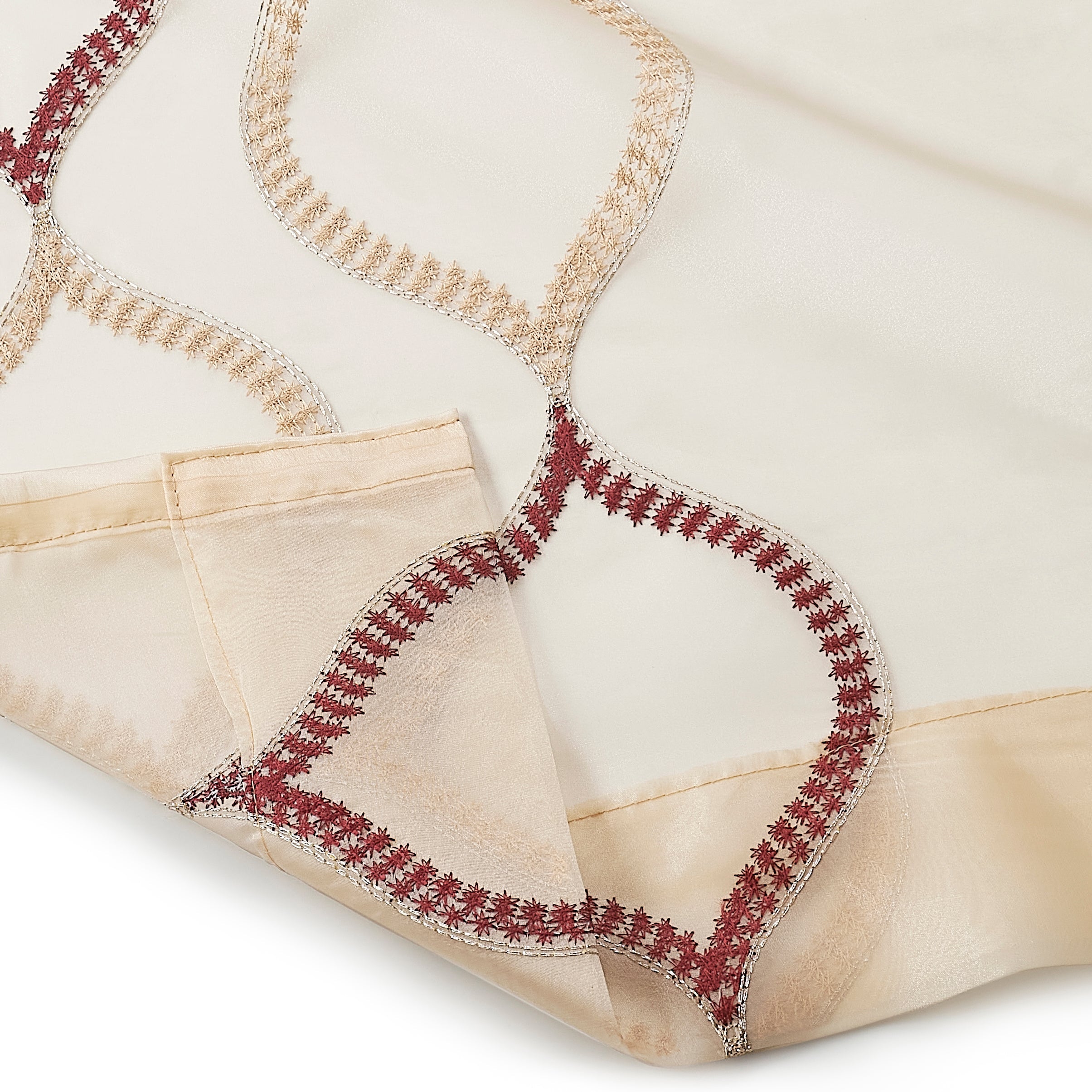 Etereo Celestial, Gold & Red, Sheer, 1 panel