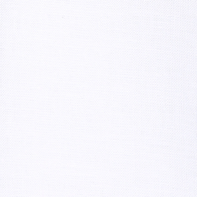 White Linen Ruffle Curtain