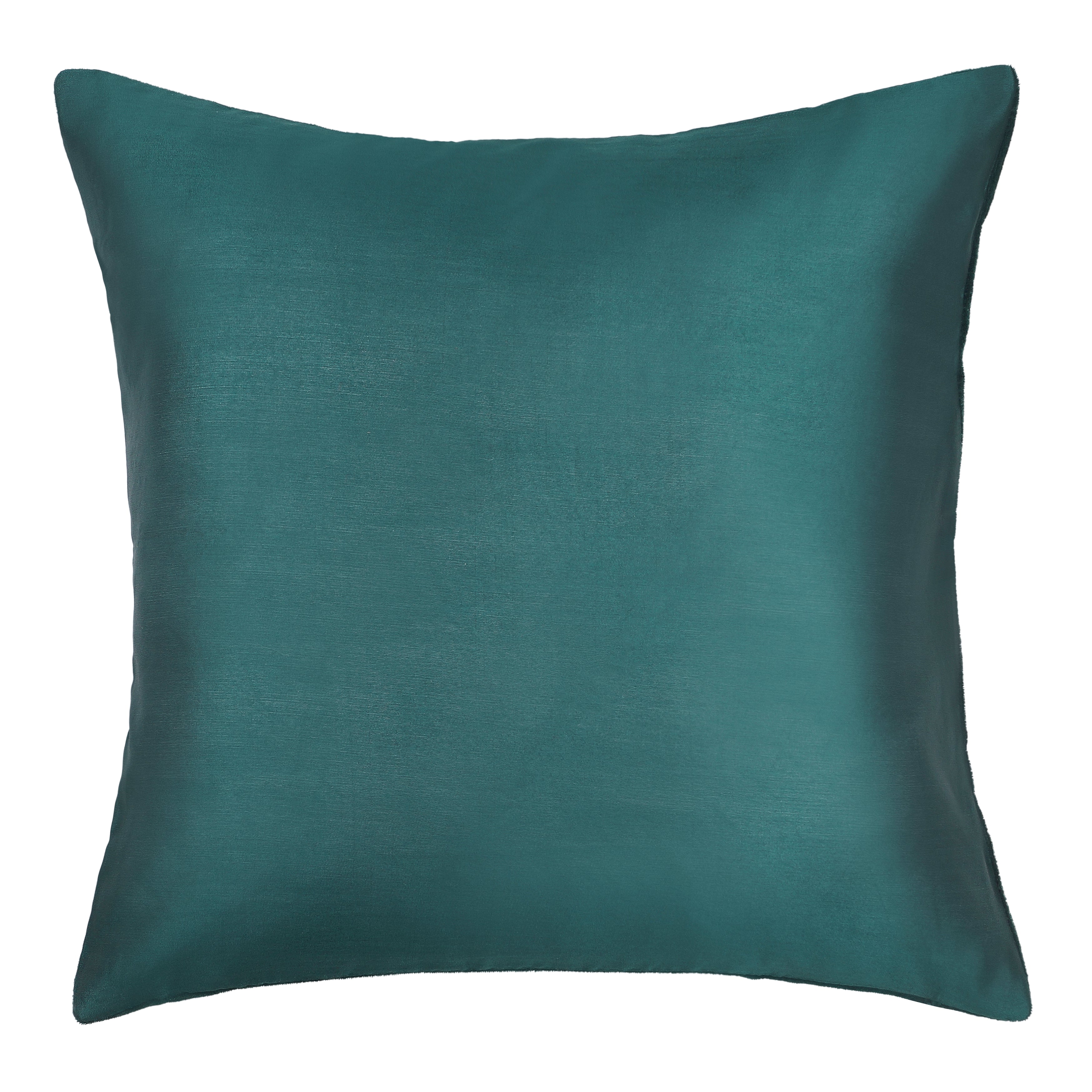 Chinar Embroidered Decorative Pillow Cover - Bottle Green
