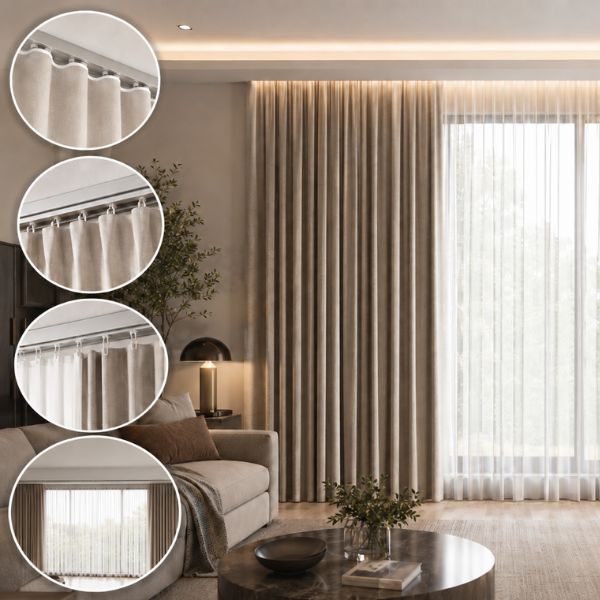 Types of Curtain Channels: How to Choose the Right Curtain Track for Your Home