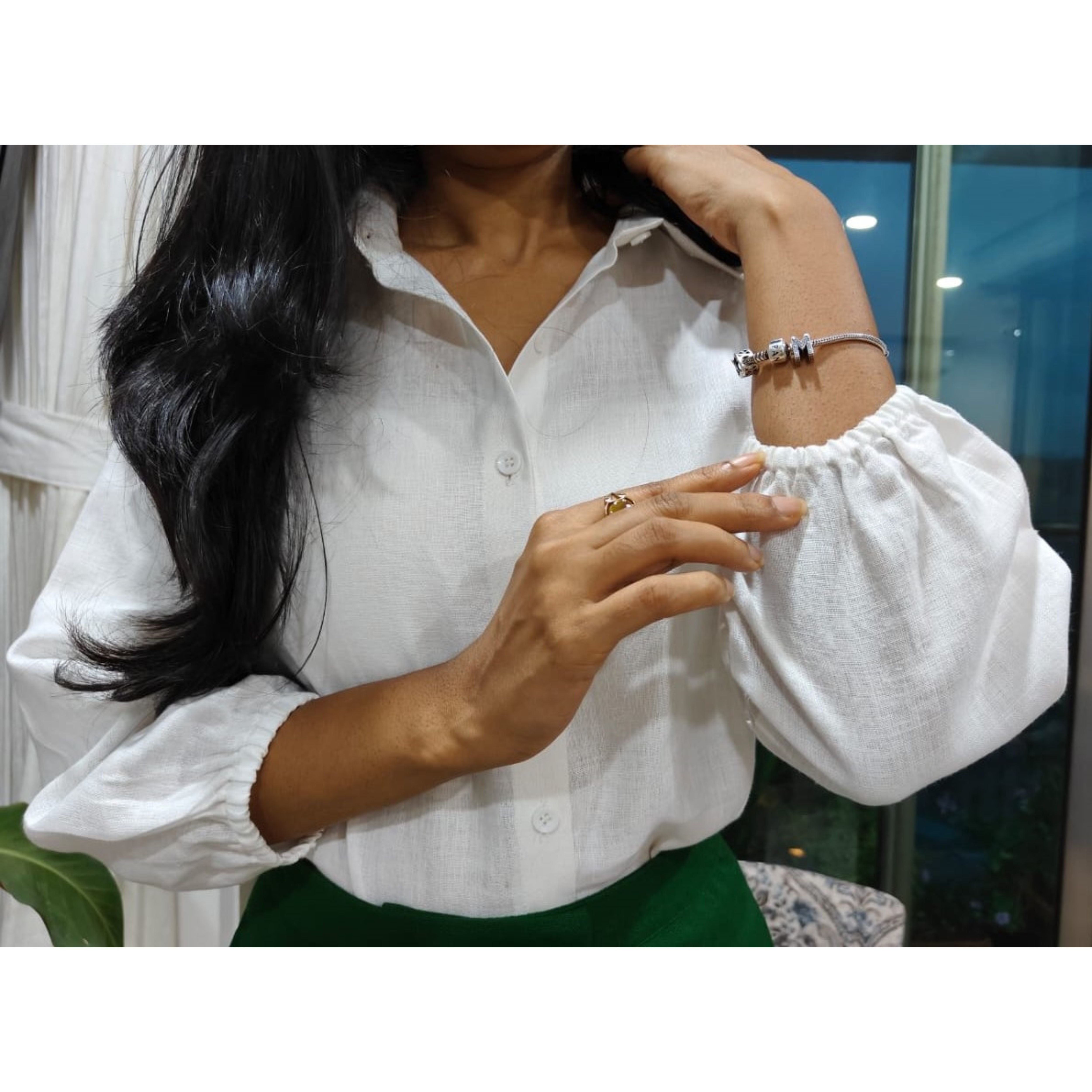 Classic White Linen Shirt – Versatile Elegance for Any Occasion