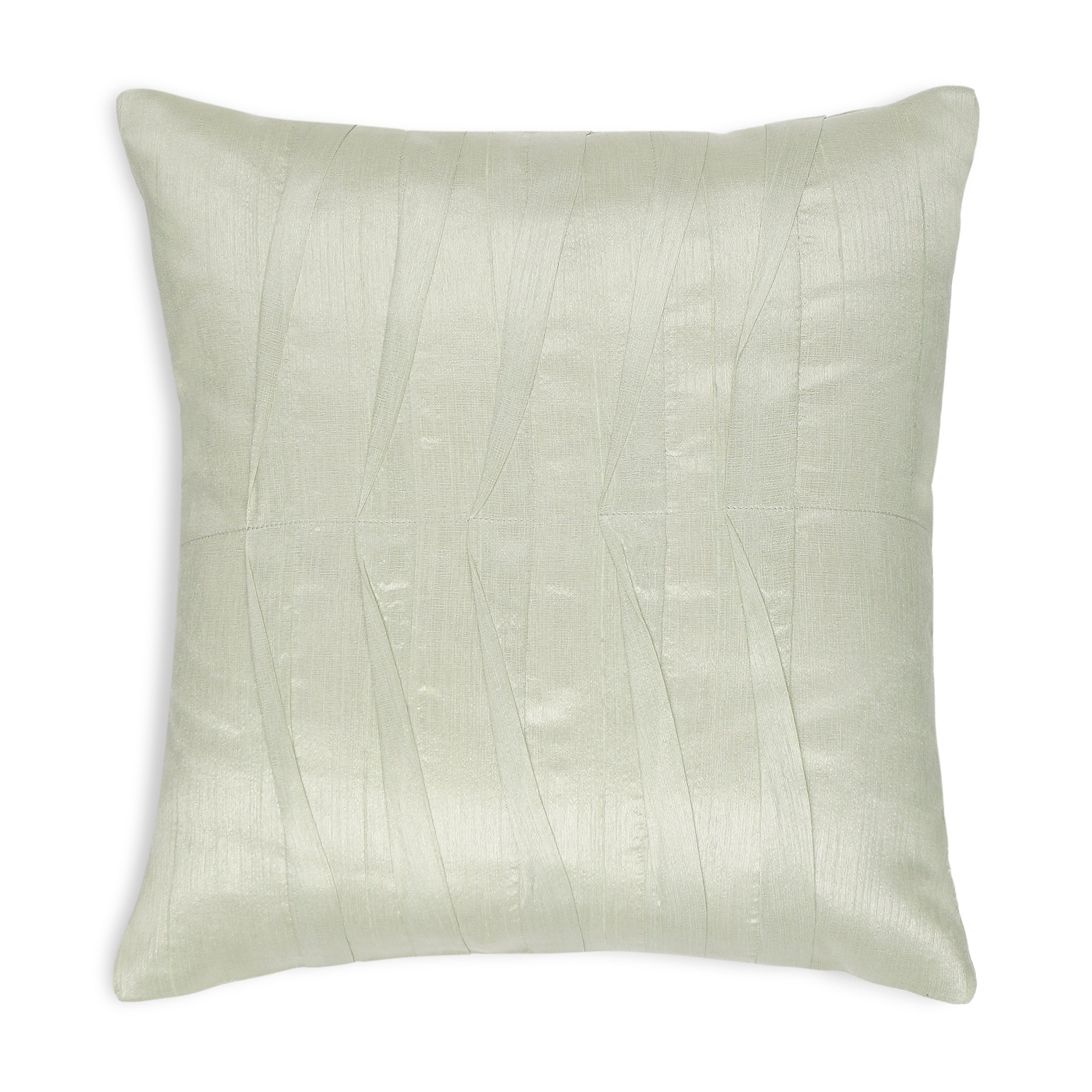 Rippled Harmony Pillow Cover - Sage Green