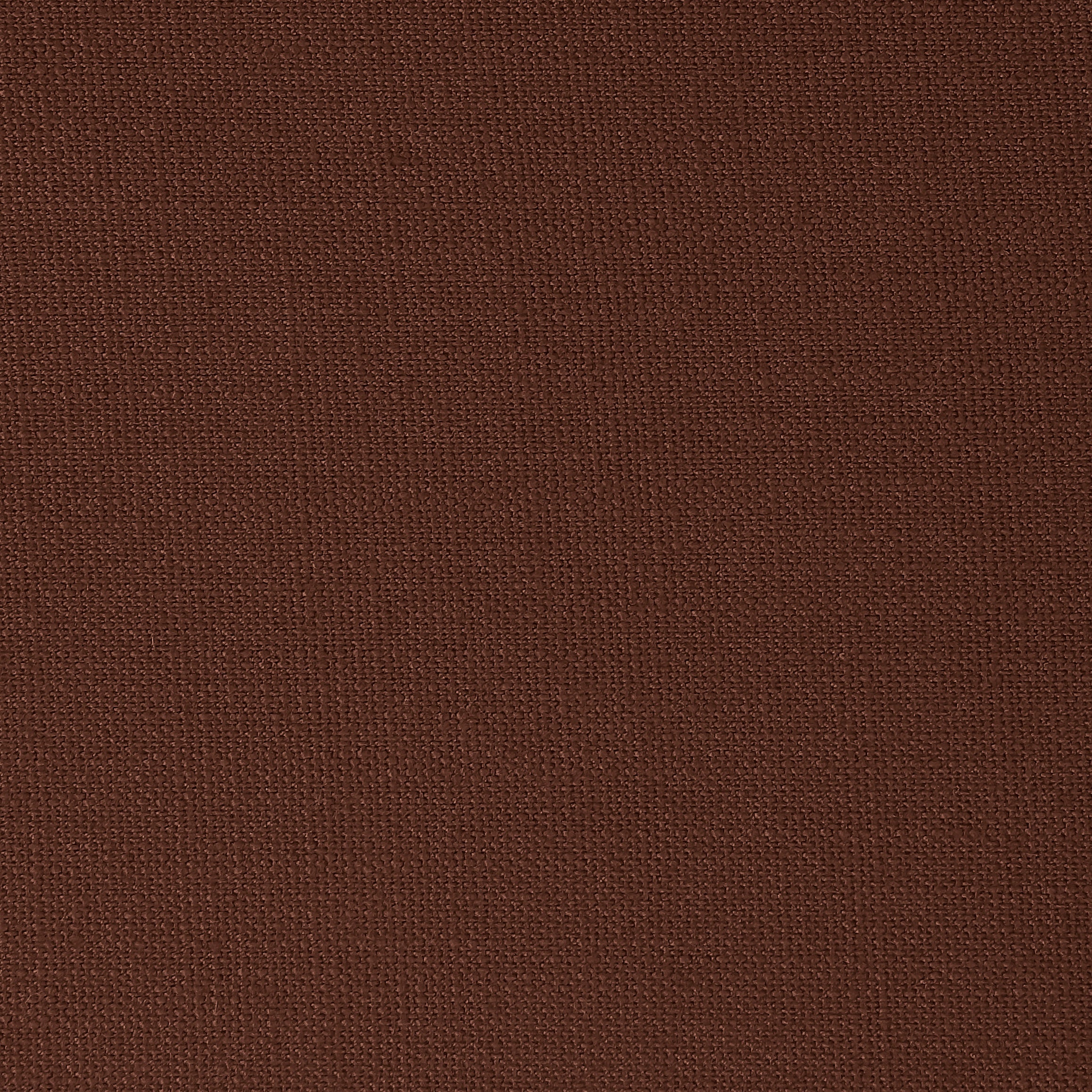 Brown Faux Linen Curtain