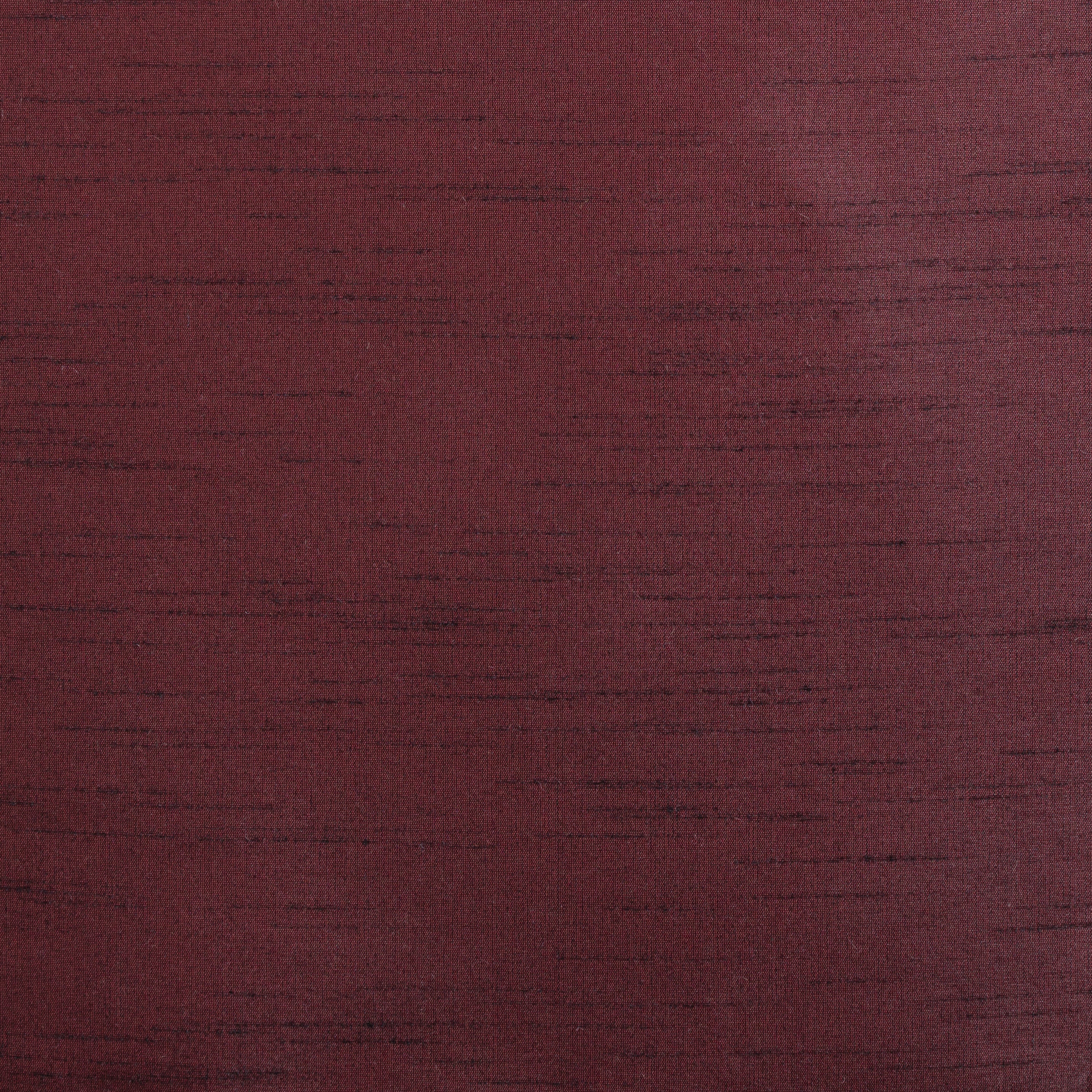 Wine Red Vegan Silk Curtain