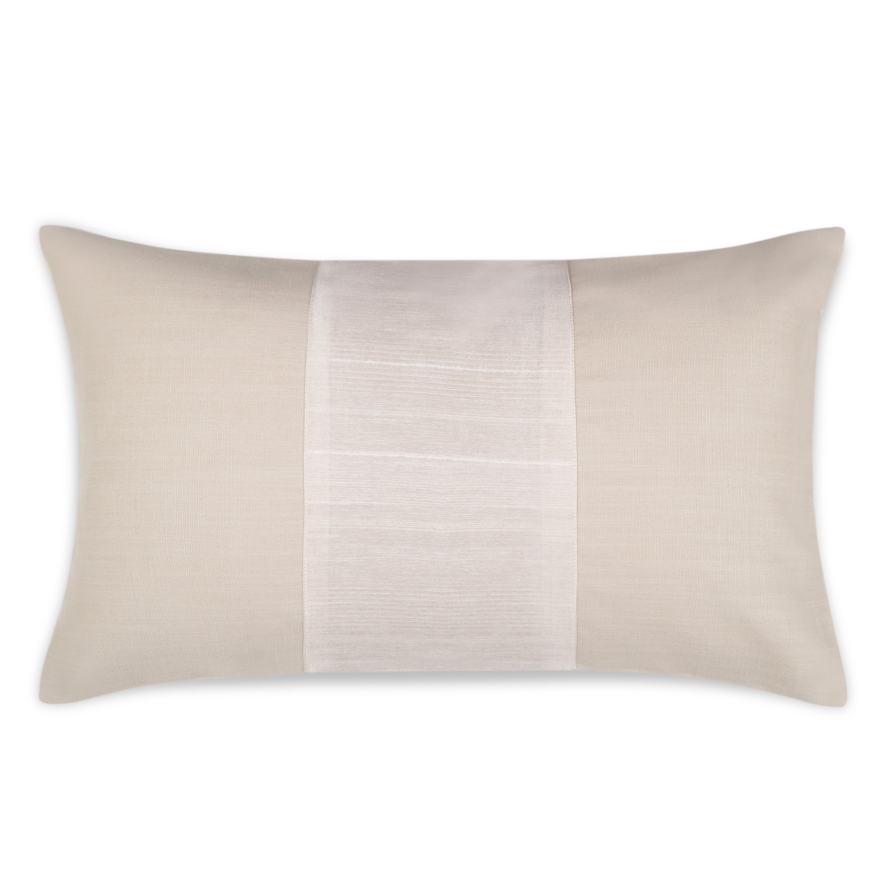 Verto Pillow Cover Rectangle - Natural and Light Natural