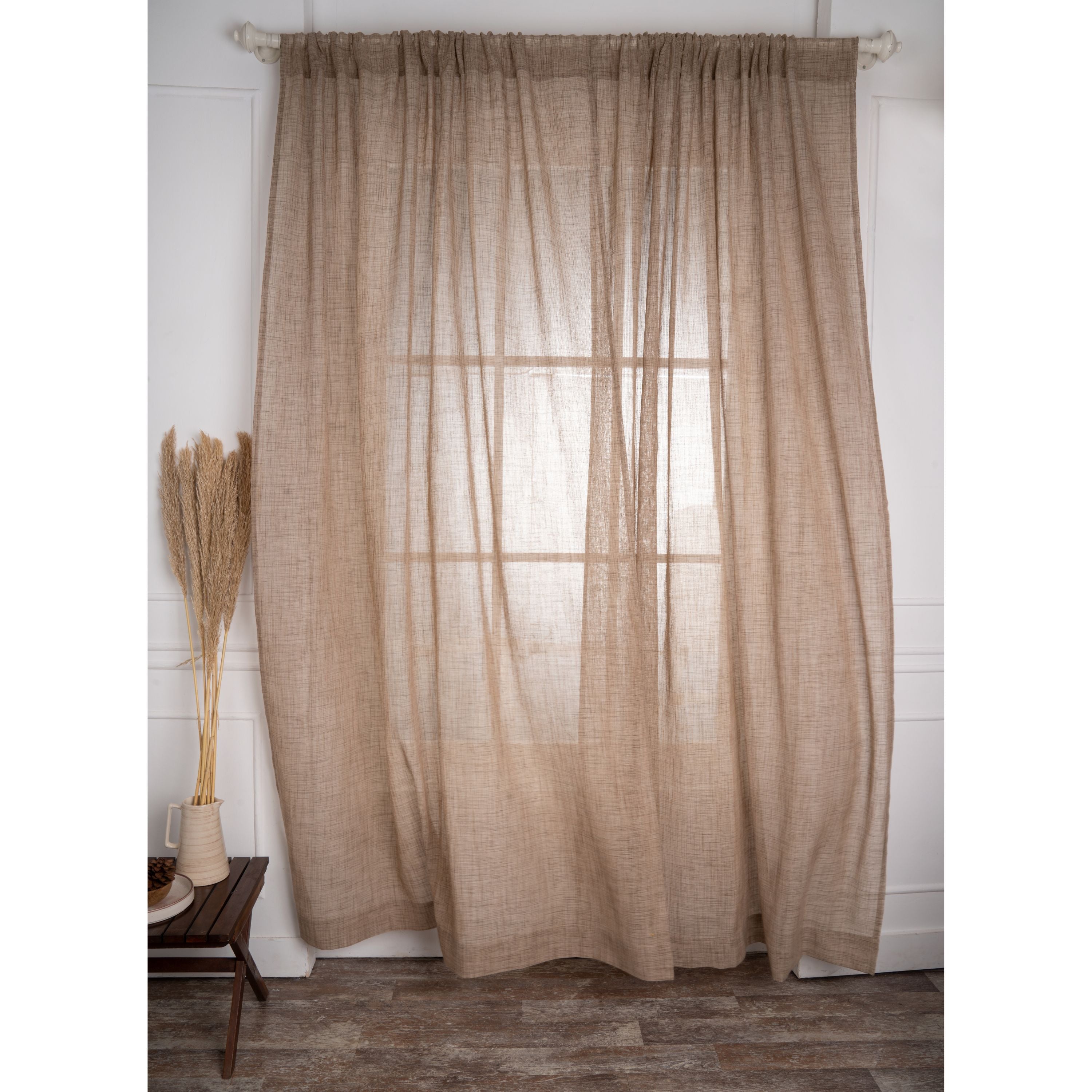 Flax Faux Jute Curtain