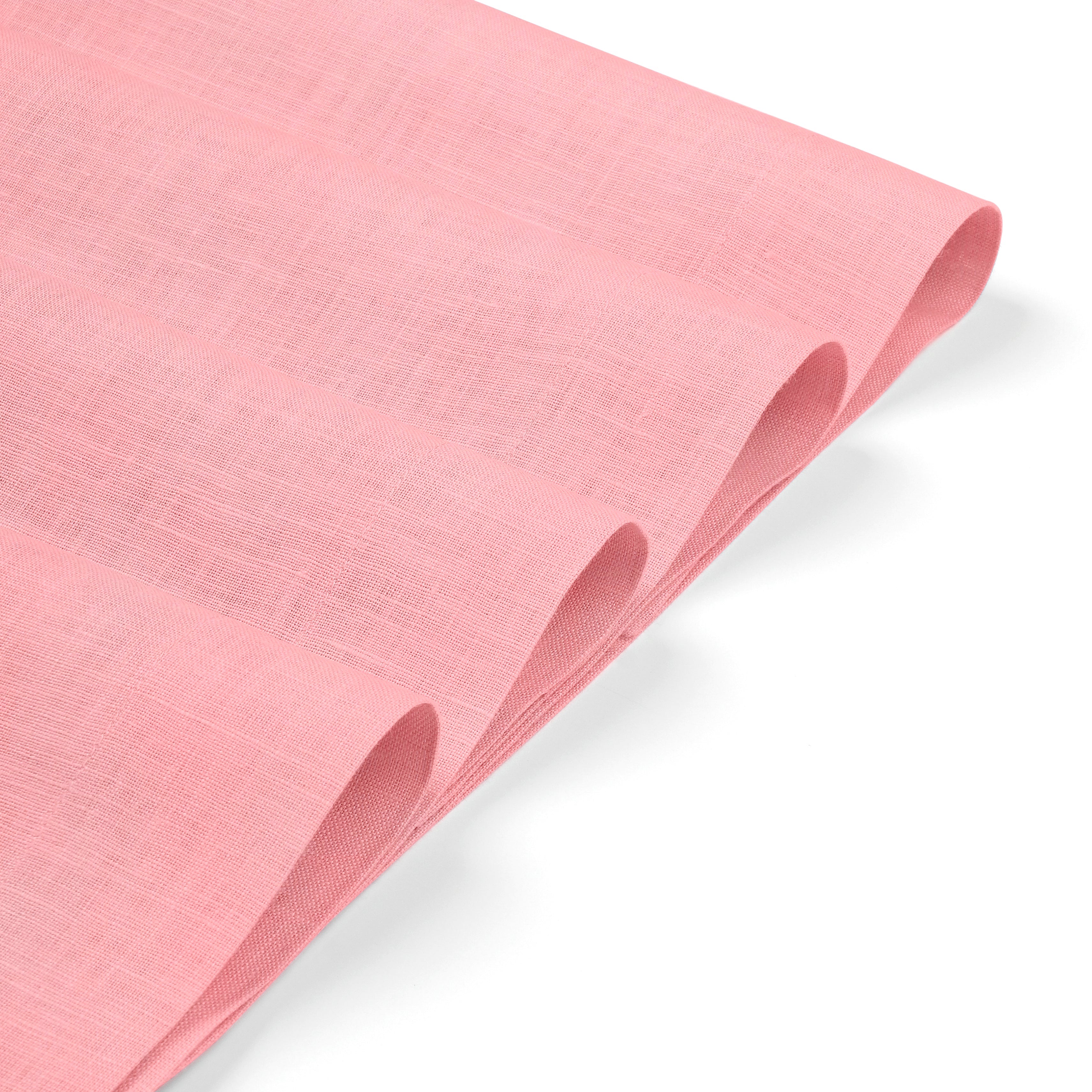 Dusty Pink Linen Placemats, Hemmed, 14 x 19 inch, 4 pcs