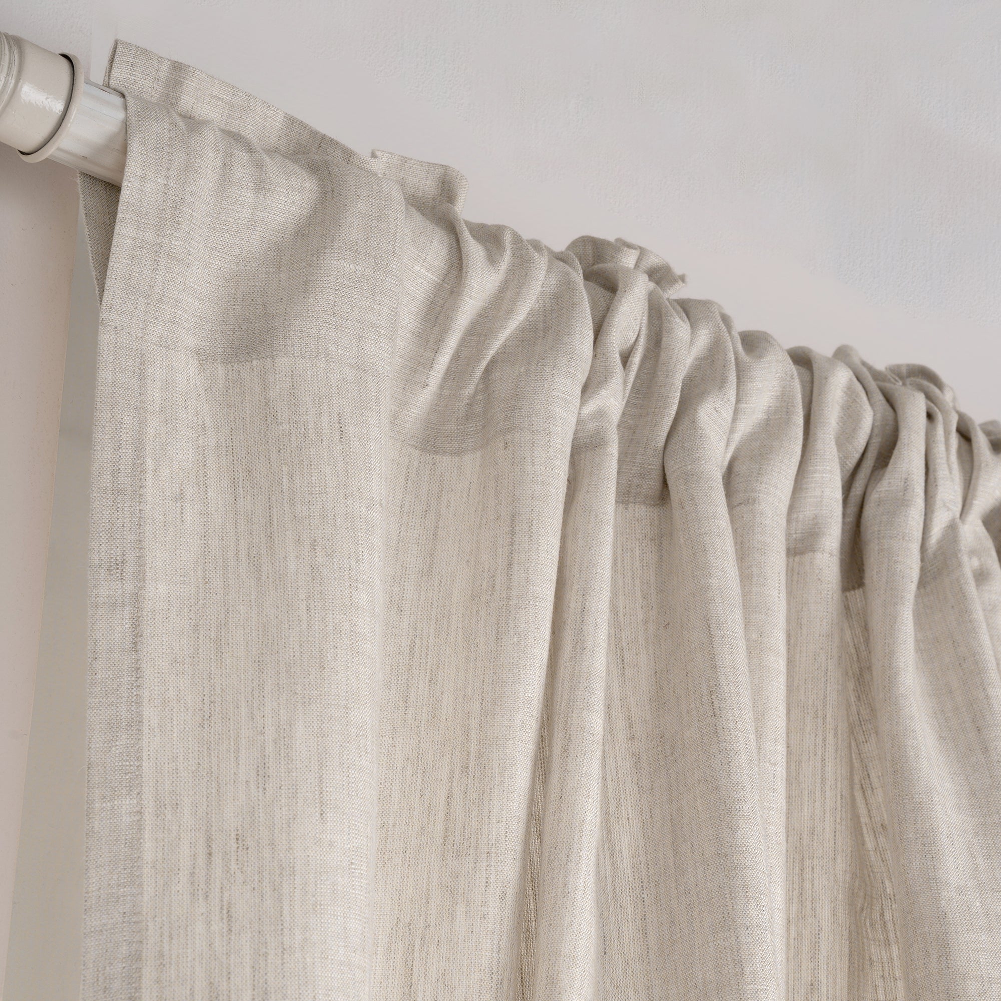 Light Natural Linen Curtain | Set of 2