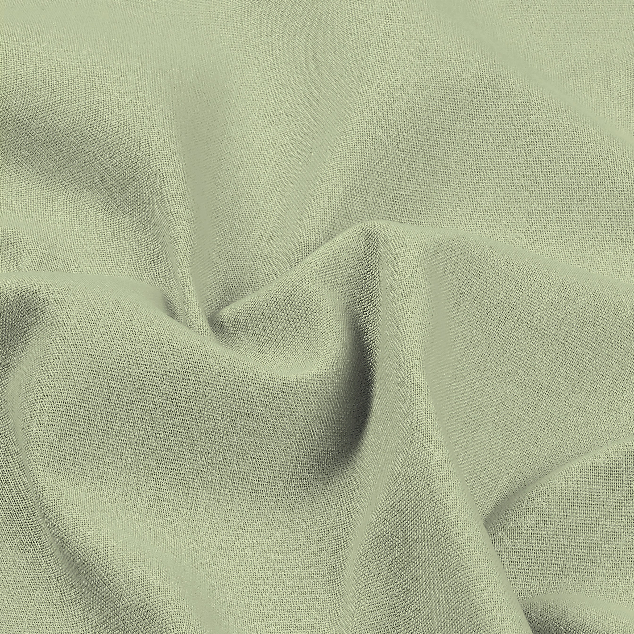 Sage Green Tablecloth, Faux Linen, Mitered Corner