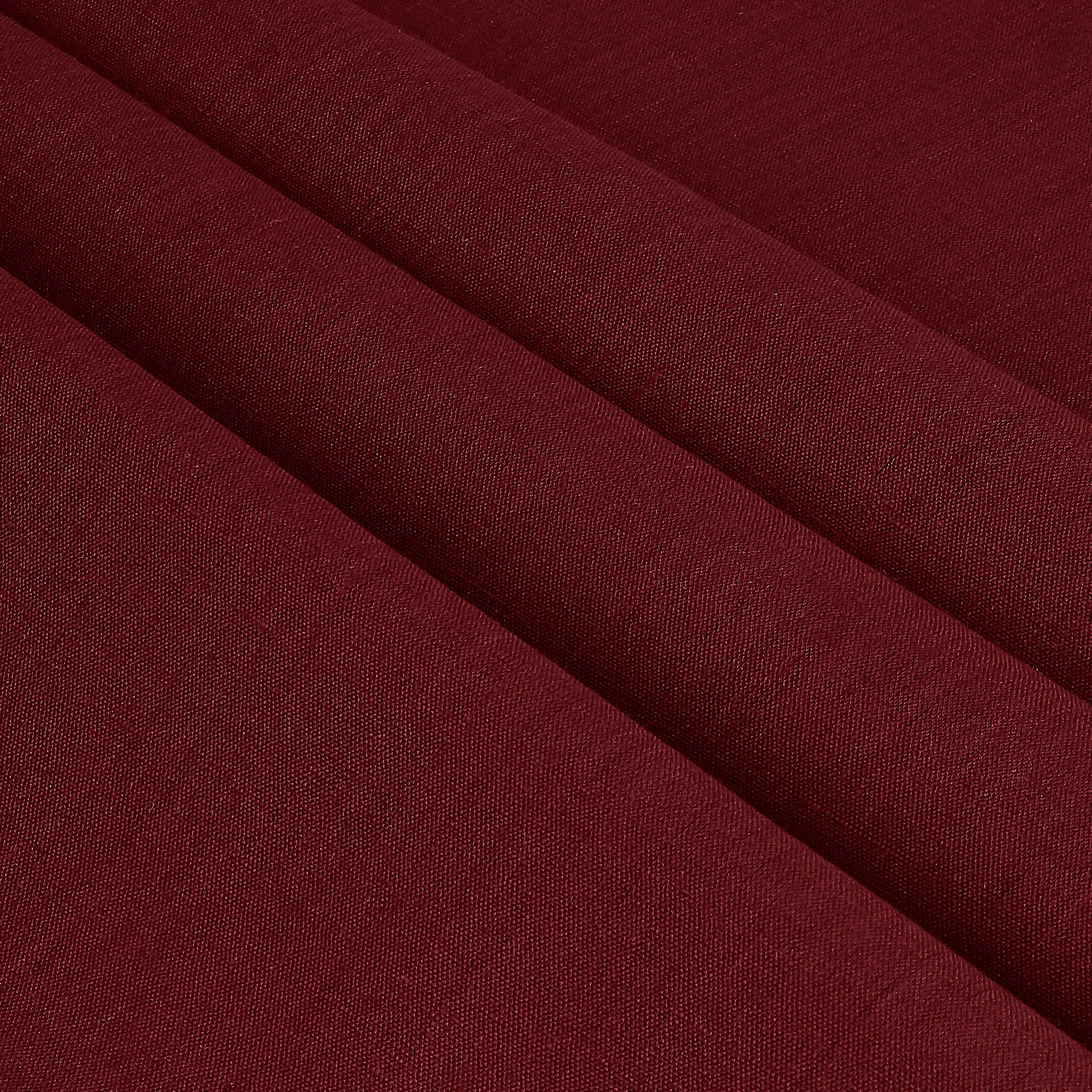 Dark Red Linen Tablecloth, Hemmed