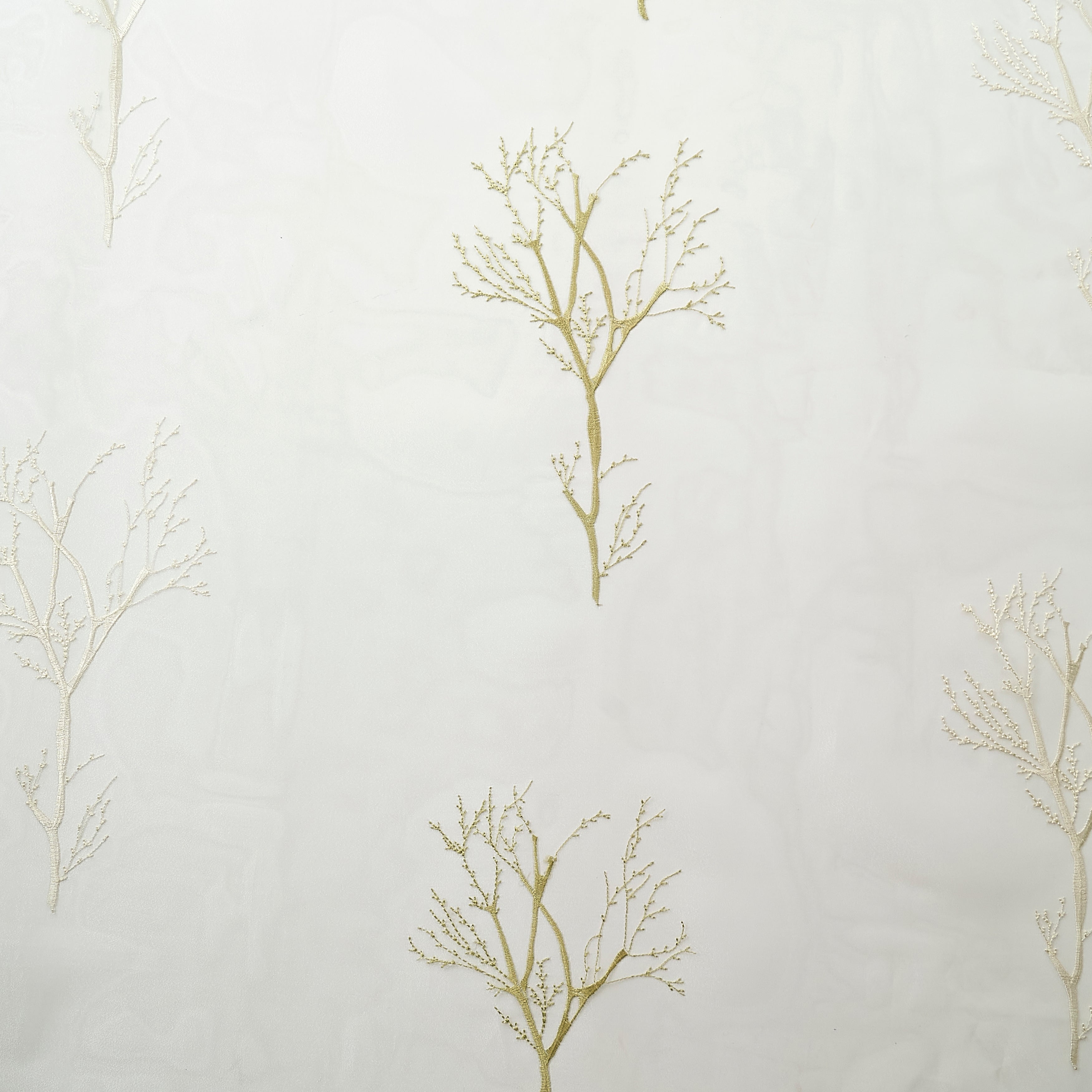 Etereo Woodland Whisper, Cream and Gold, Sheer, 1 panel