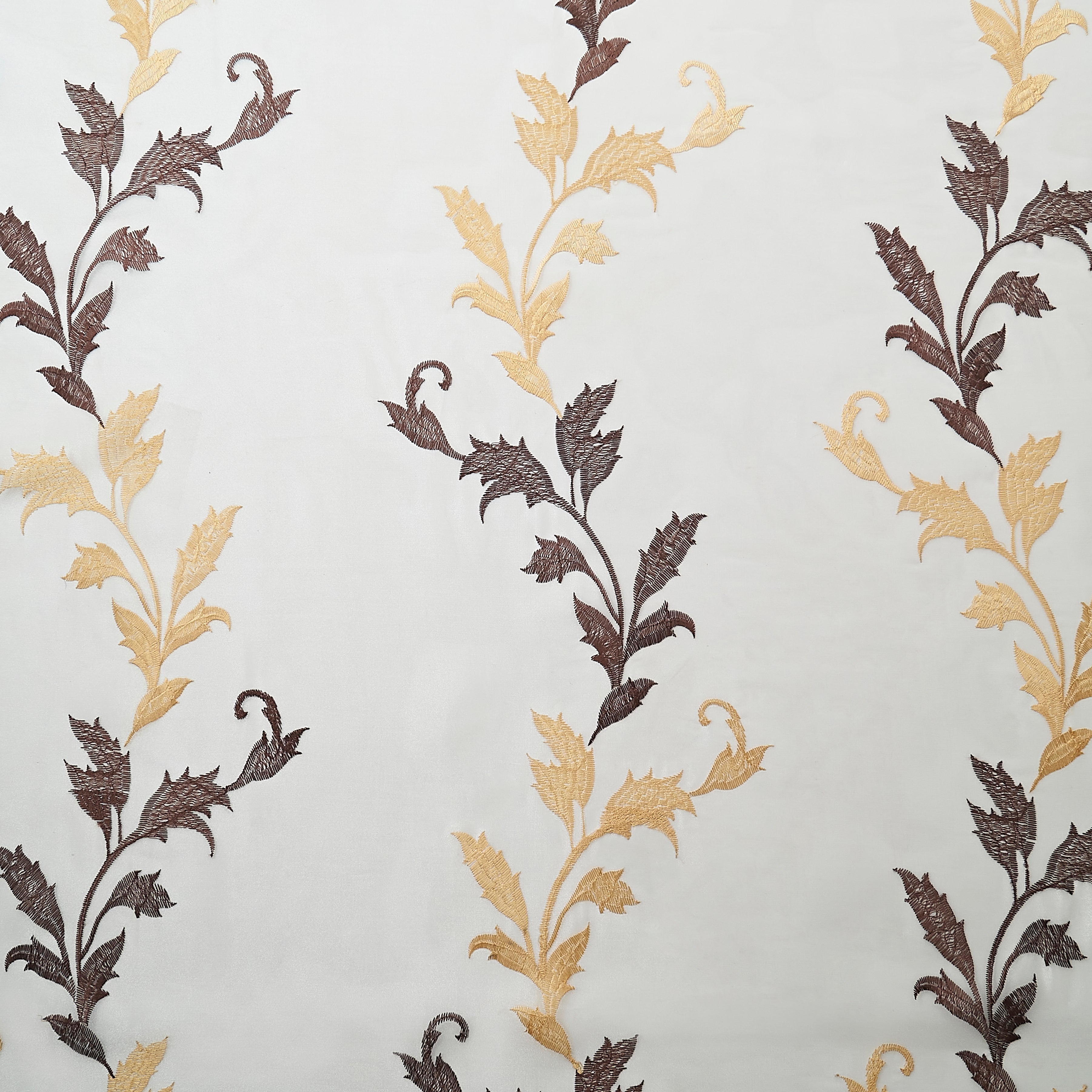 Etereo Herald Ivy, Gold and Brown, Sheer, 1 panel