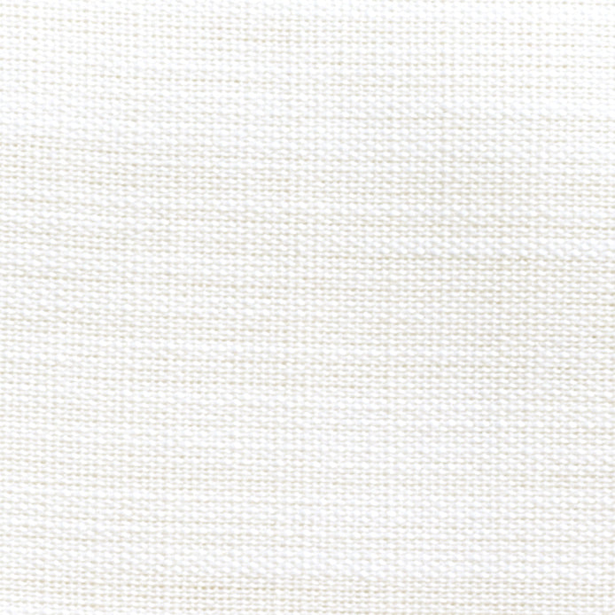 Faux Linen Fabric White Swatch