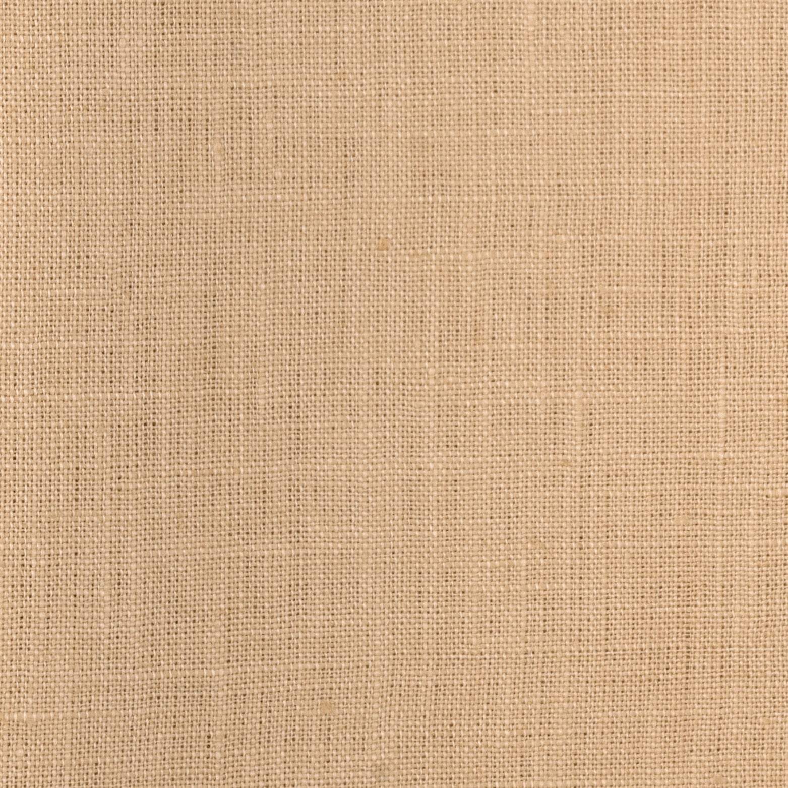 100% Pure Linen Fabric Champagne Beige Swatch