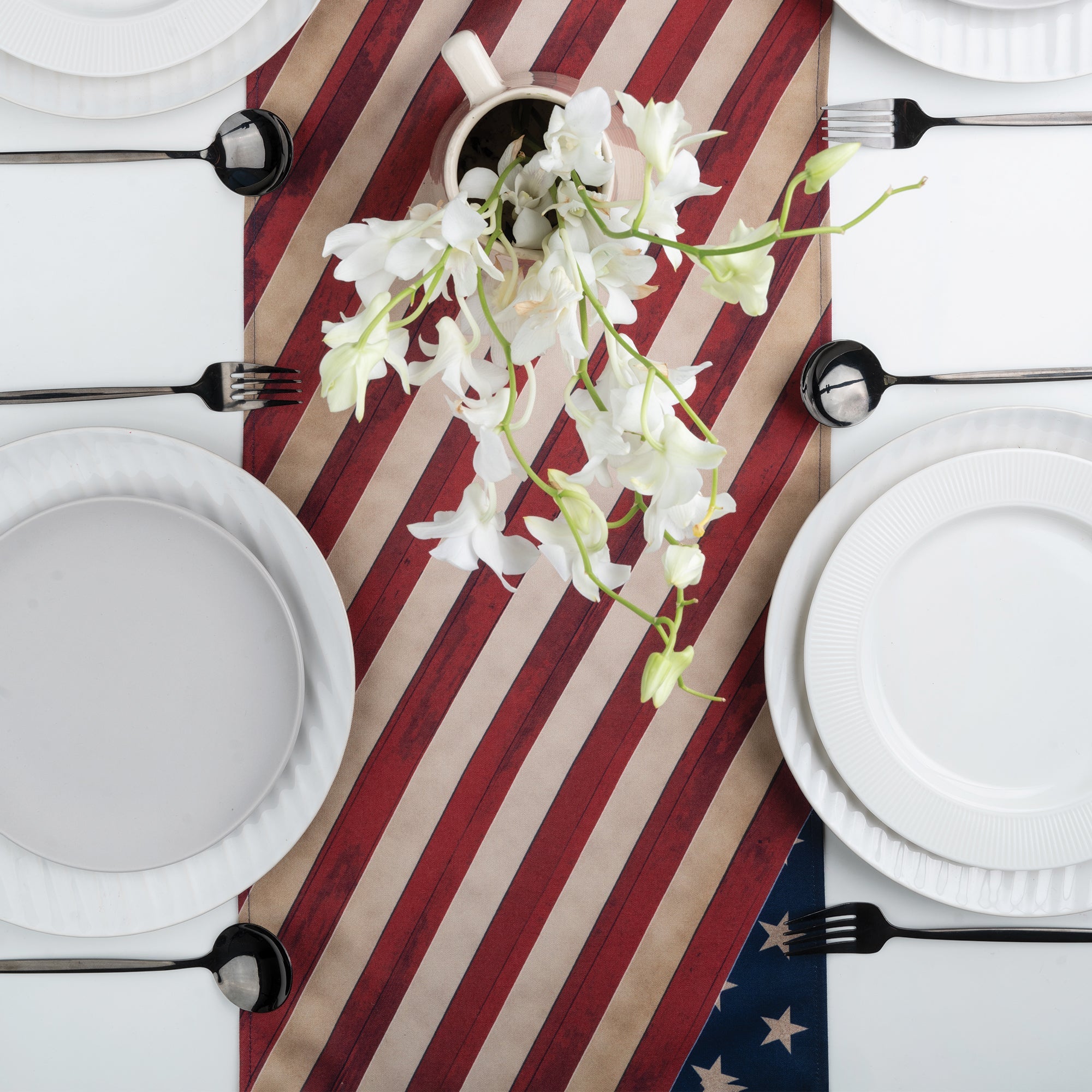 Freedom Isn't Free 4th July Print Table Runner