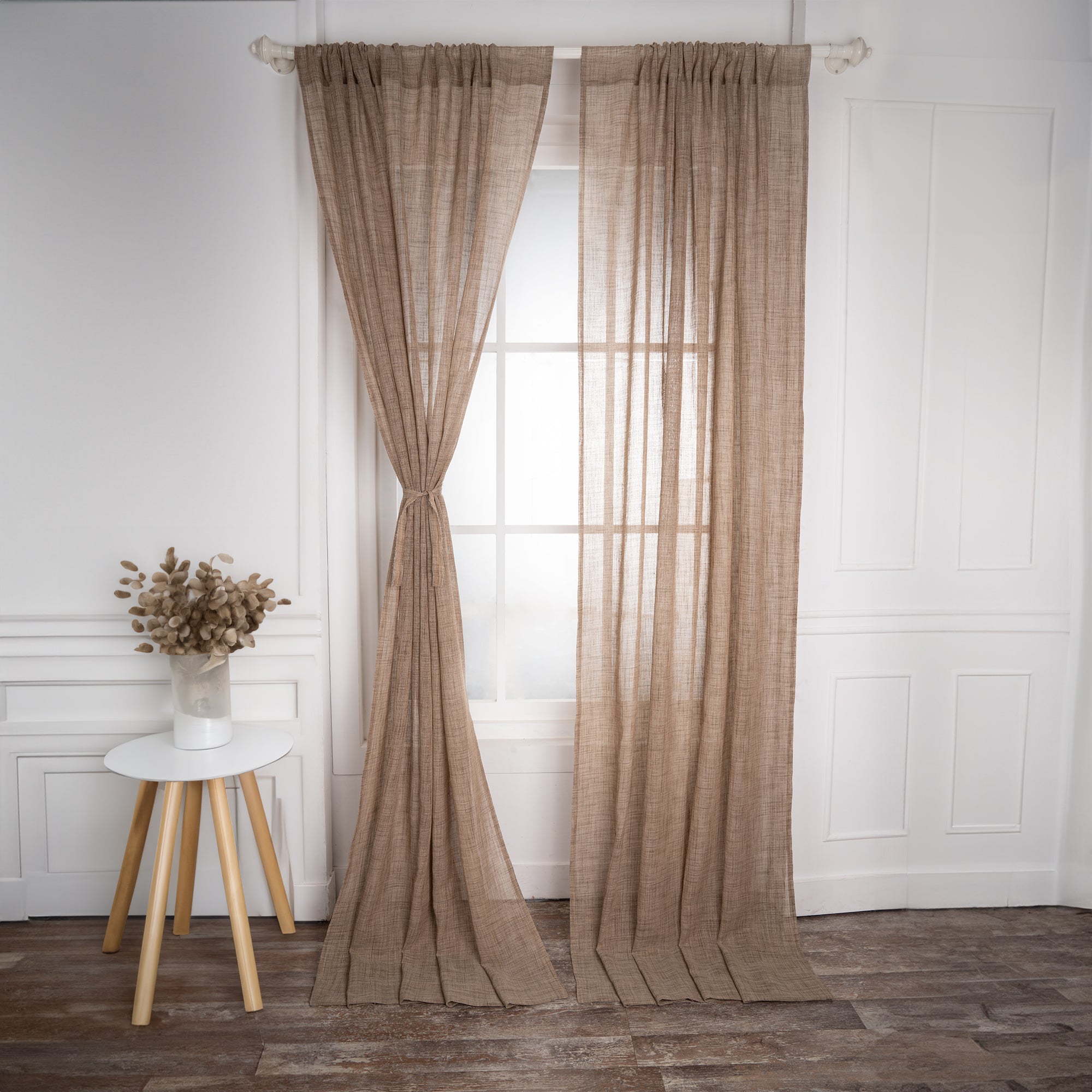 Flax Faux Jute Curtain