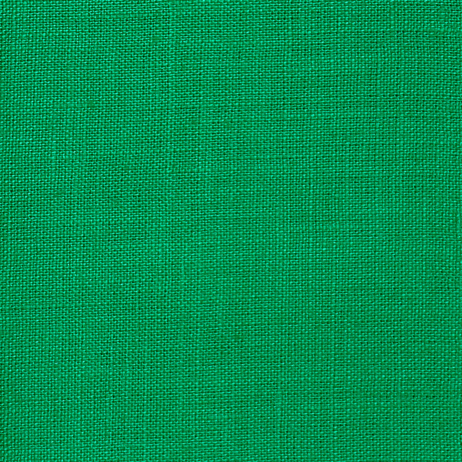 100% Pure Linen Fabric Kelly Green