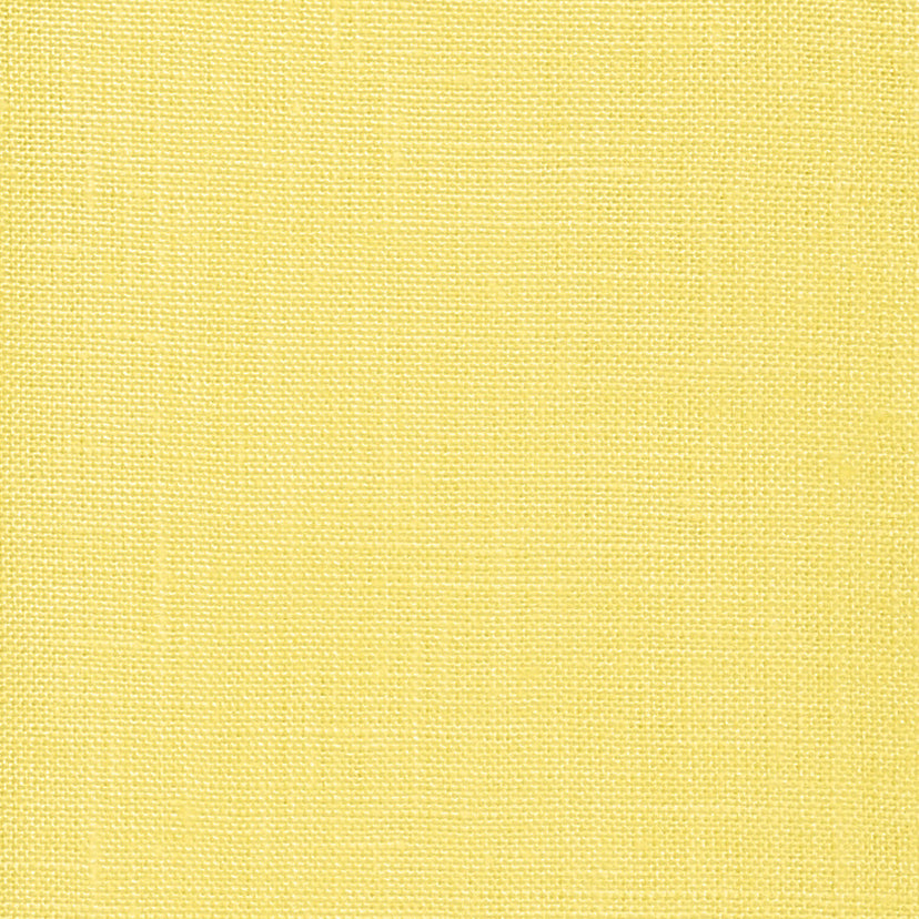 100% Pure Linen Fabric Lemon Yellow