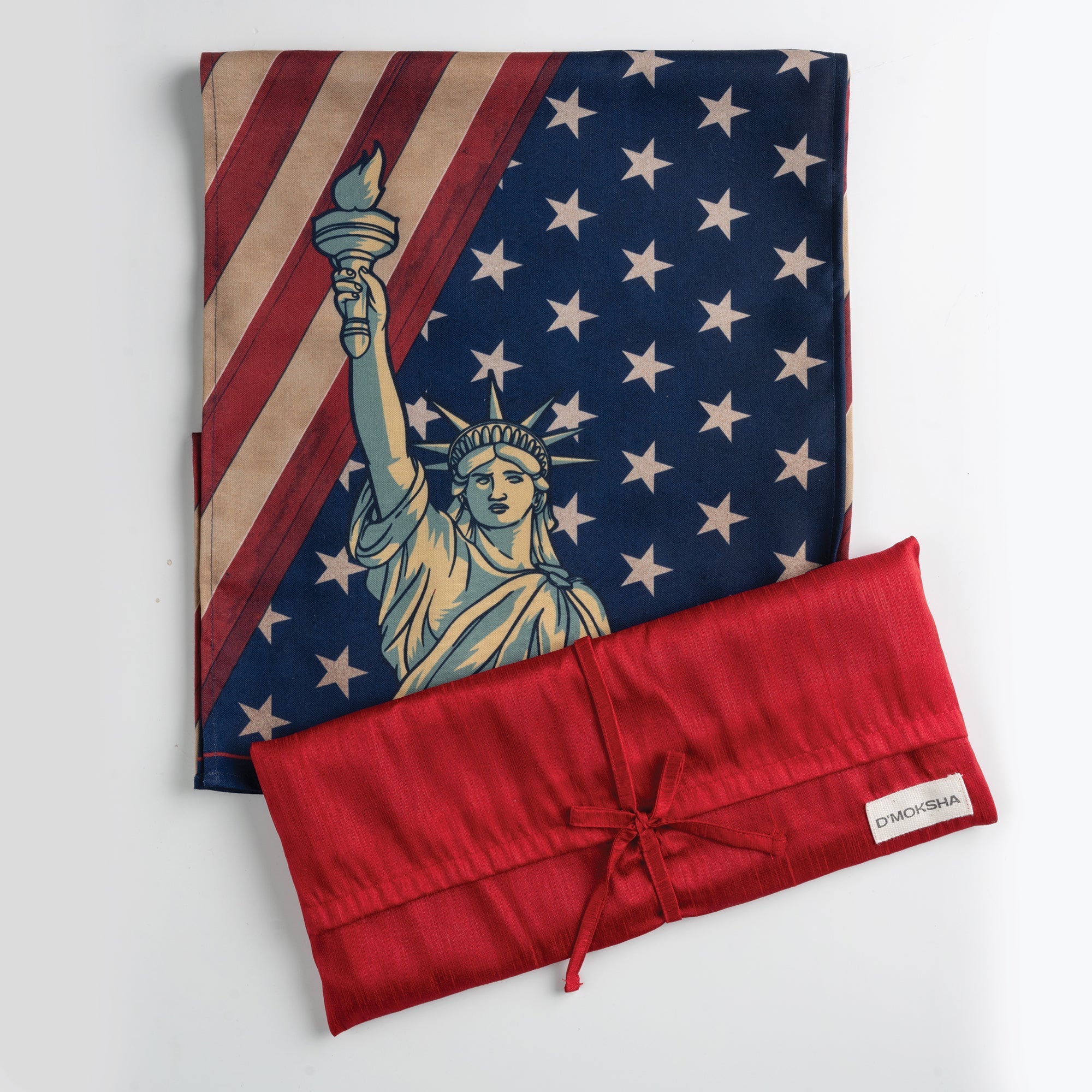 Statue Of Liberty 4th July Print Table Runner