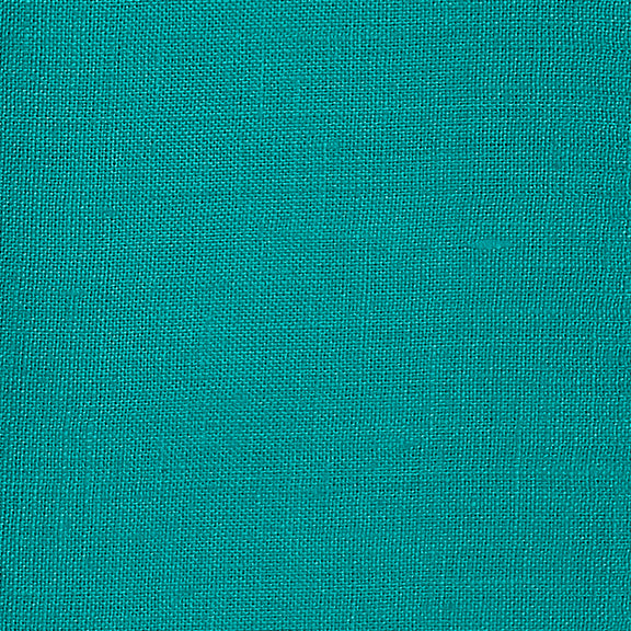 100% Pure Linen Fabric Teal Blue