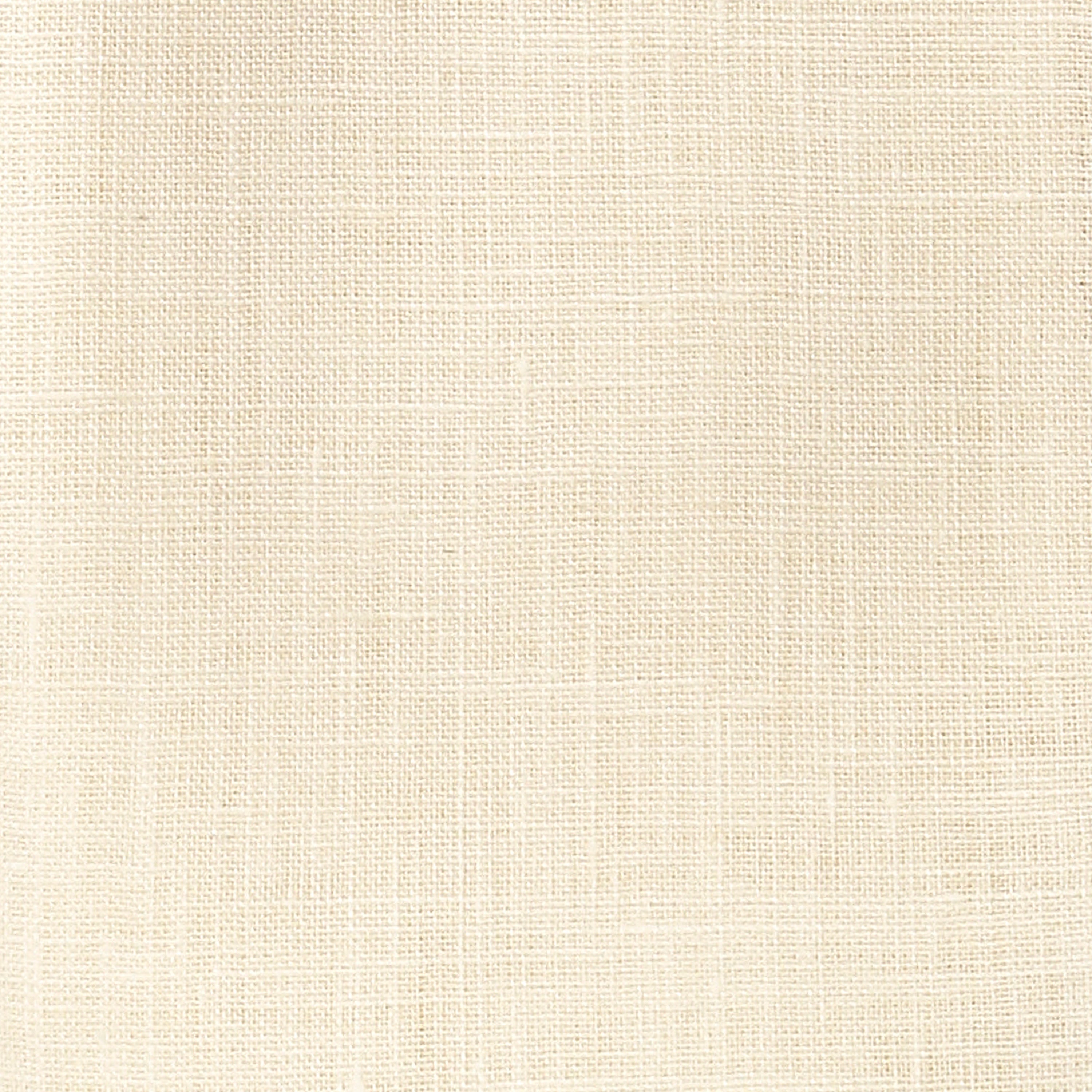 100% Pure Linen Fabric Vanilla Cream Swatch