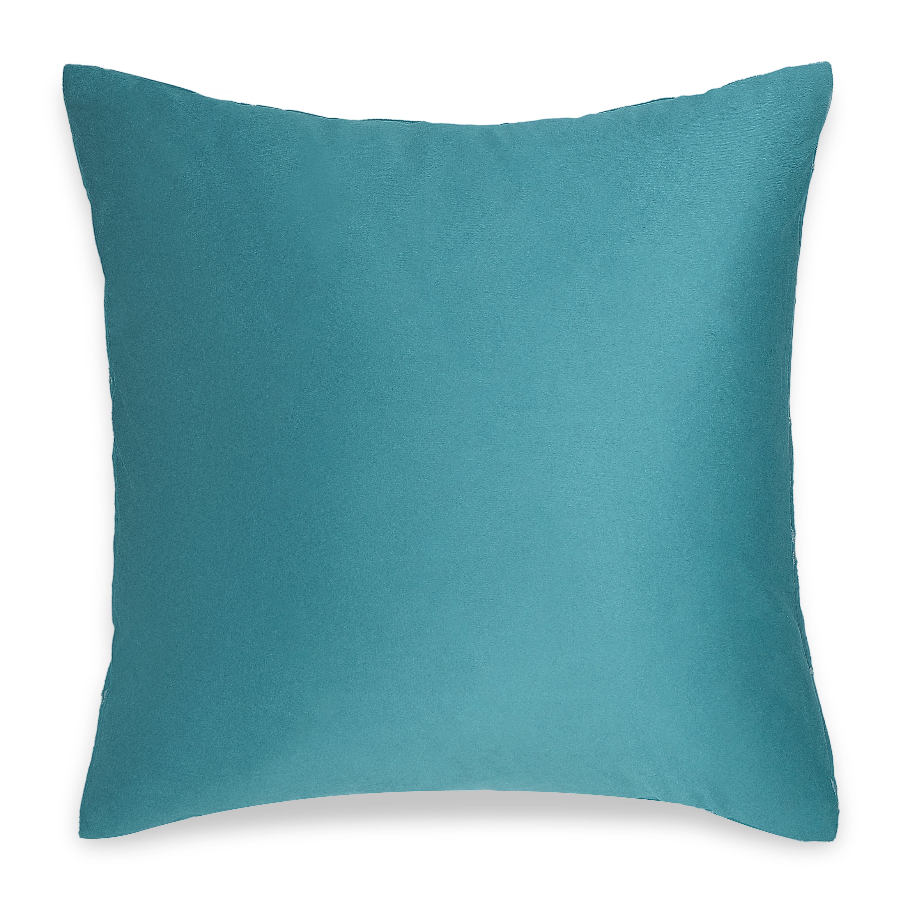 Prism Embroidered Decorative Pillow Cover - Turquoise