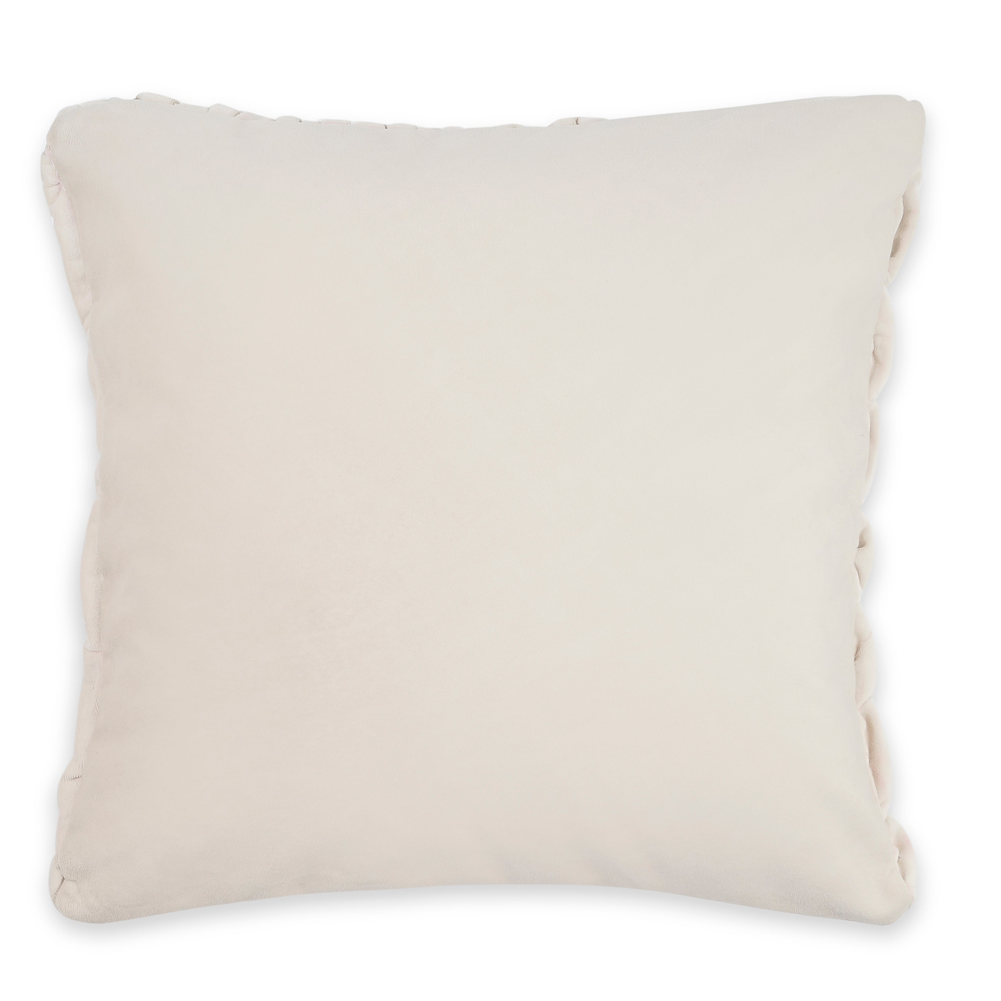 Smocking Decorative Pillow Cover - Light Natural